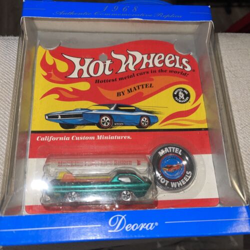 Vintage Hot Wheels Redline Deora 1968 Aqua White France Ubuy